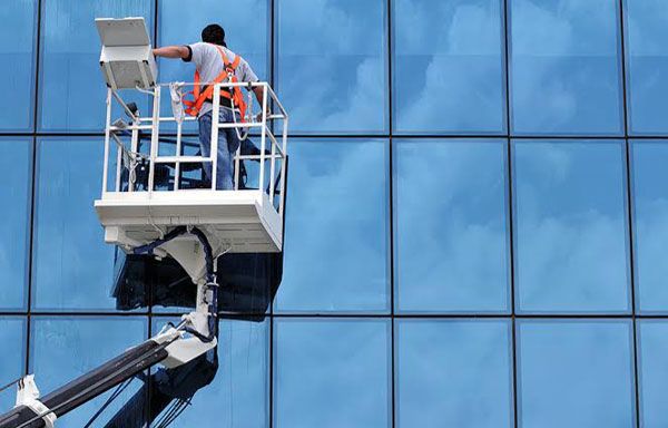 cleaning the outer glass